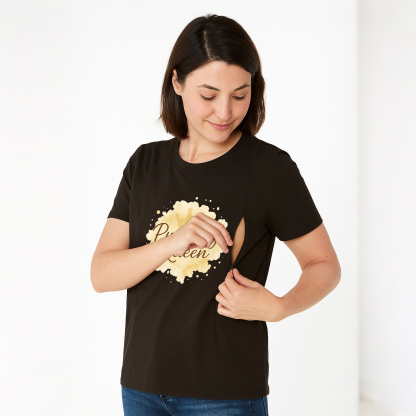 Pumping Queen Nursing Top | Effortless Zipper Access fo | brand
