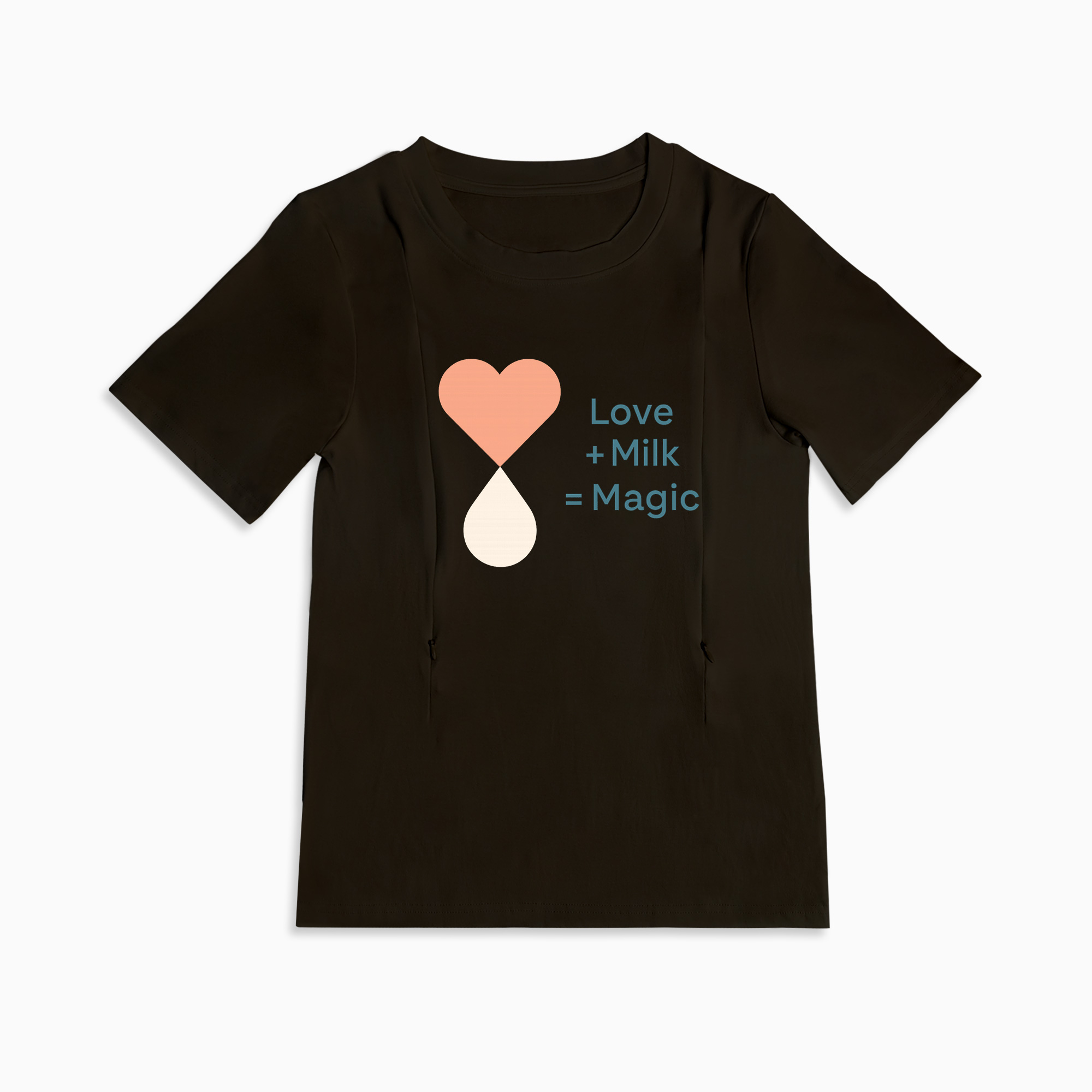 Breastfeeding Top with Hidden Zippers | Love & Milk | totkeeps