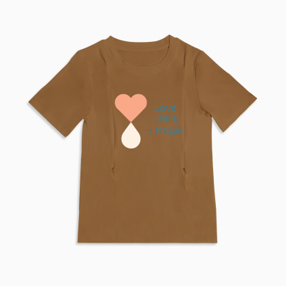 Breastfeeding Top with Hidden Zippers | Love & Milk | totkeeps