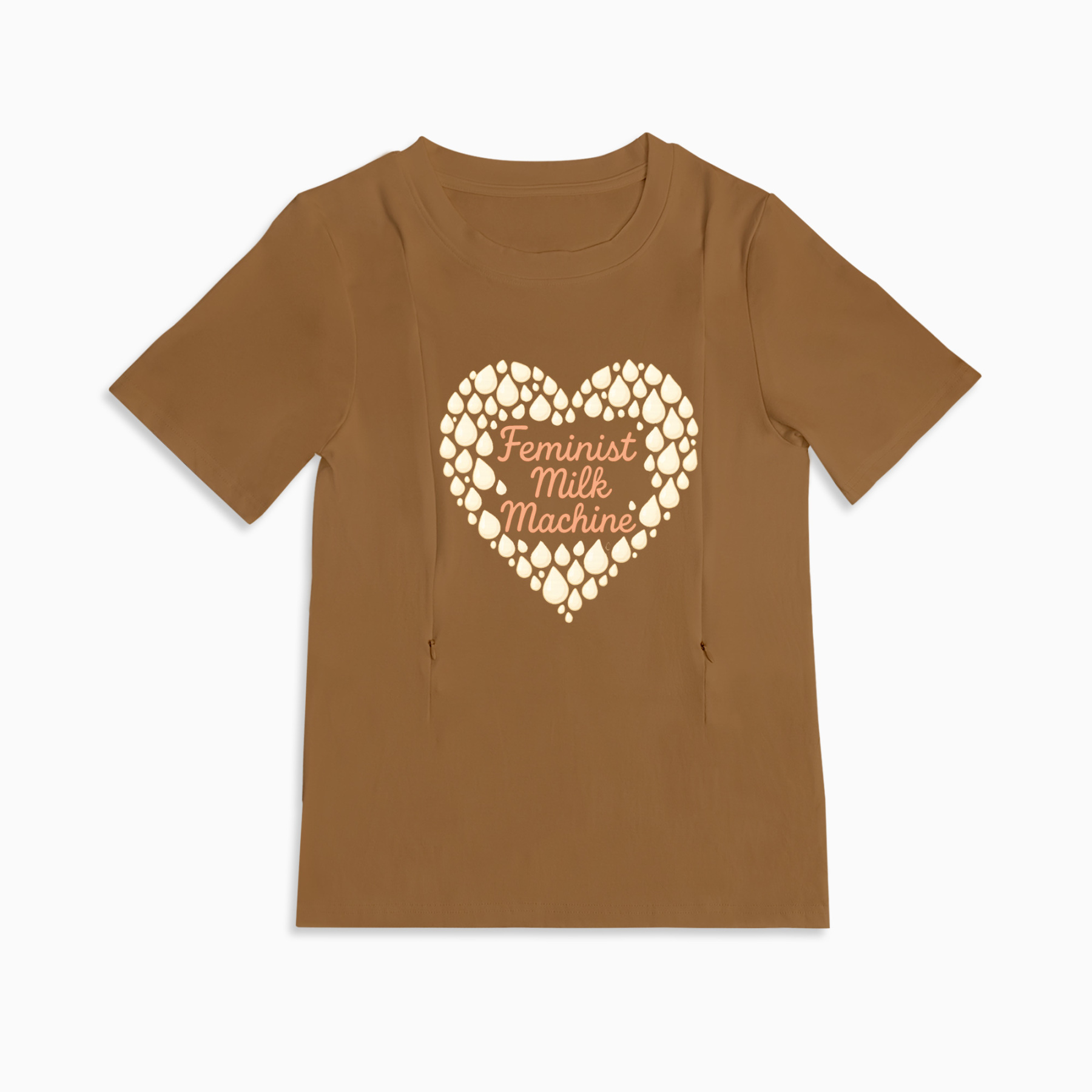 totkeeps Feminist Milk Machine Cotton T-Shirt | Designed for Breastfeeding
