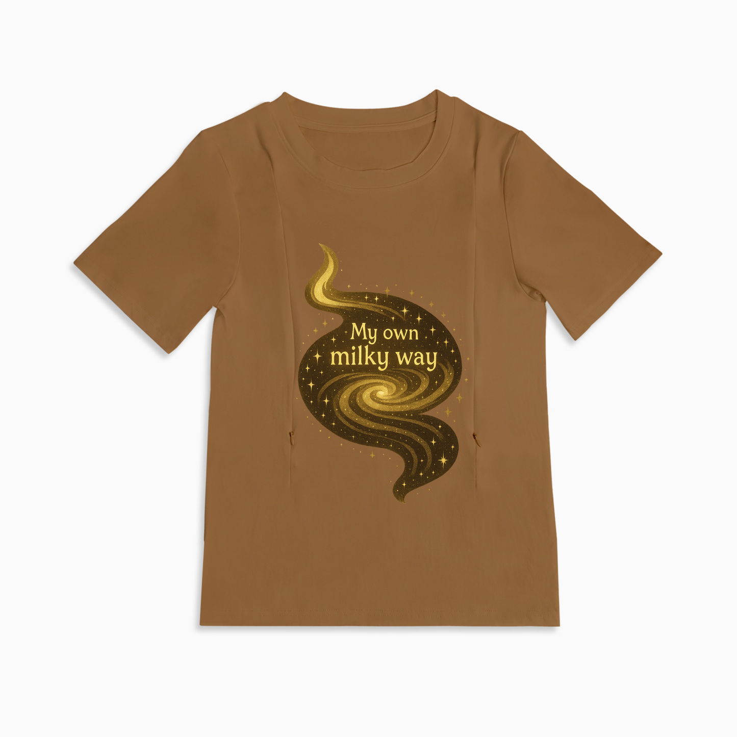totkeeps Liquid Gold Cotton T-Shirt | Designed with Love for Nursing Moms
