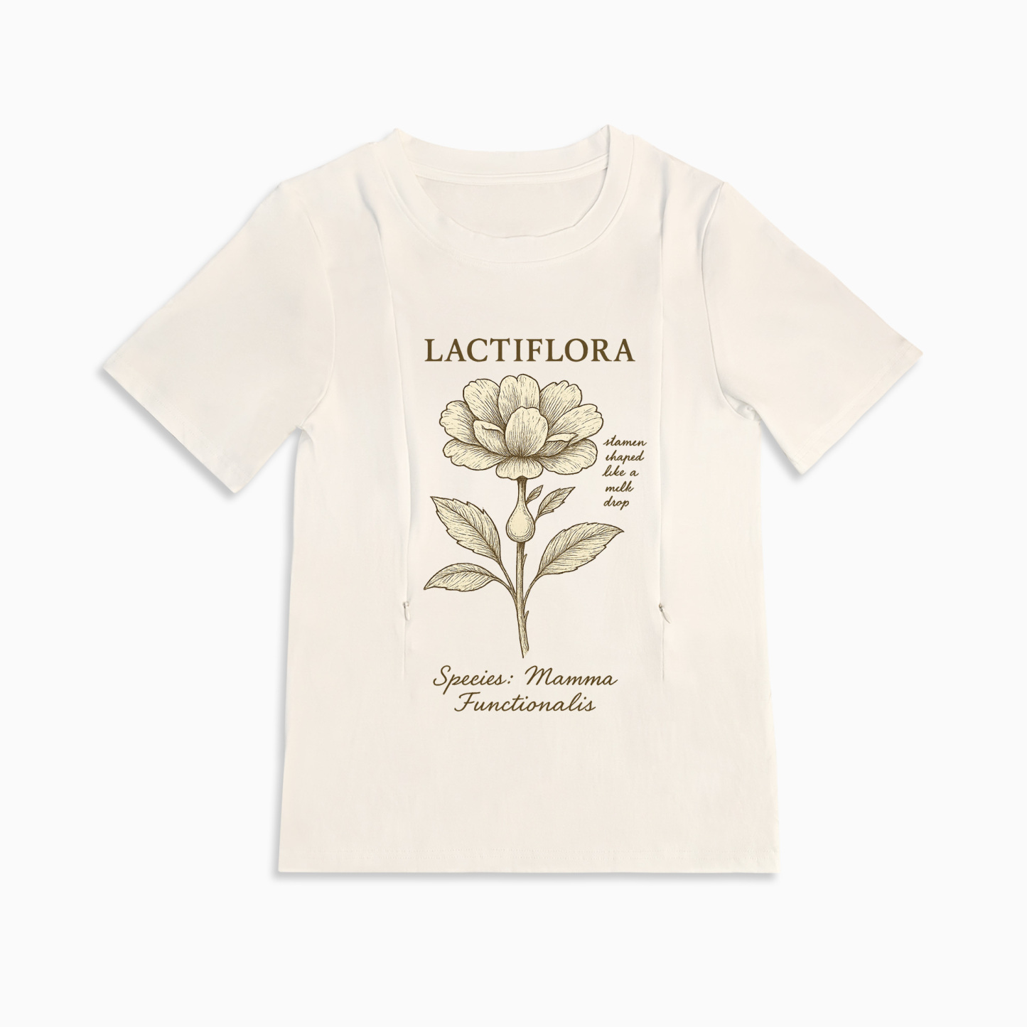 Sassy Nursing T-Shirt | Easy Side Zipper | "Yes They're | brand