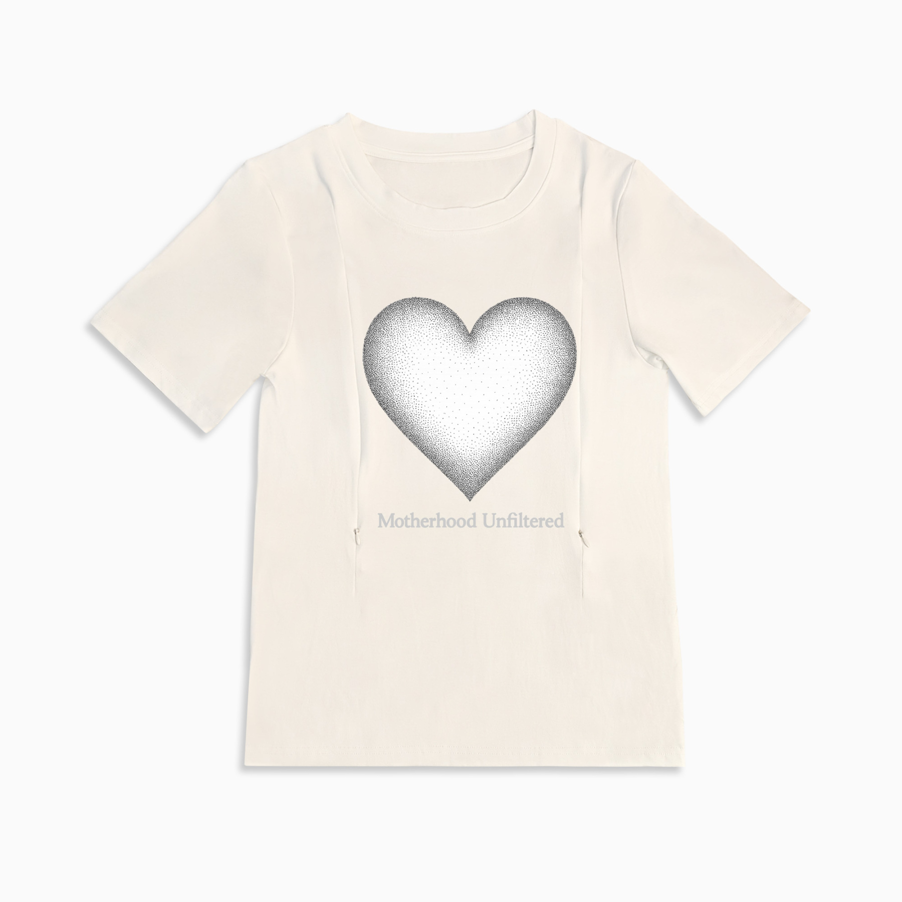 Nursing Wear for New Moms | Motherhood Unfiltered Funny T-Shirt