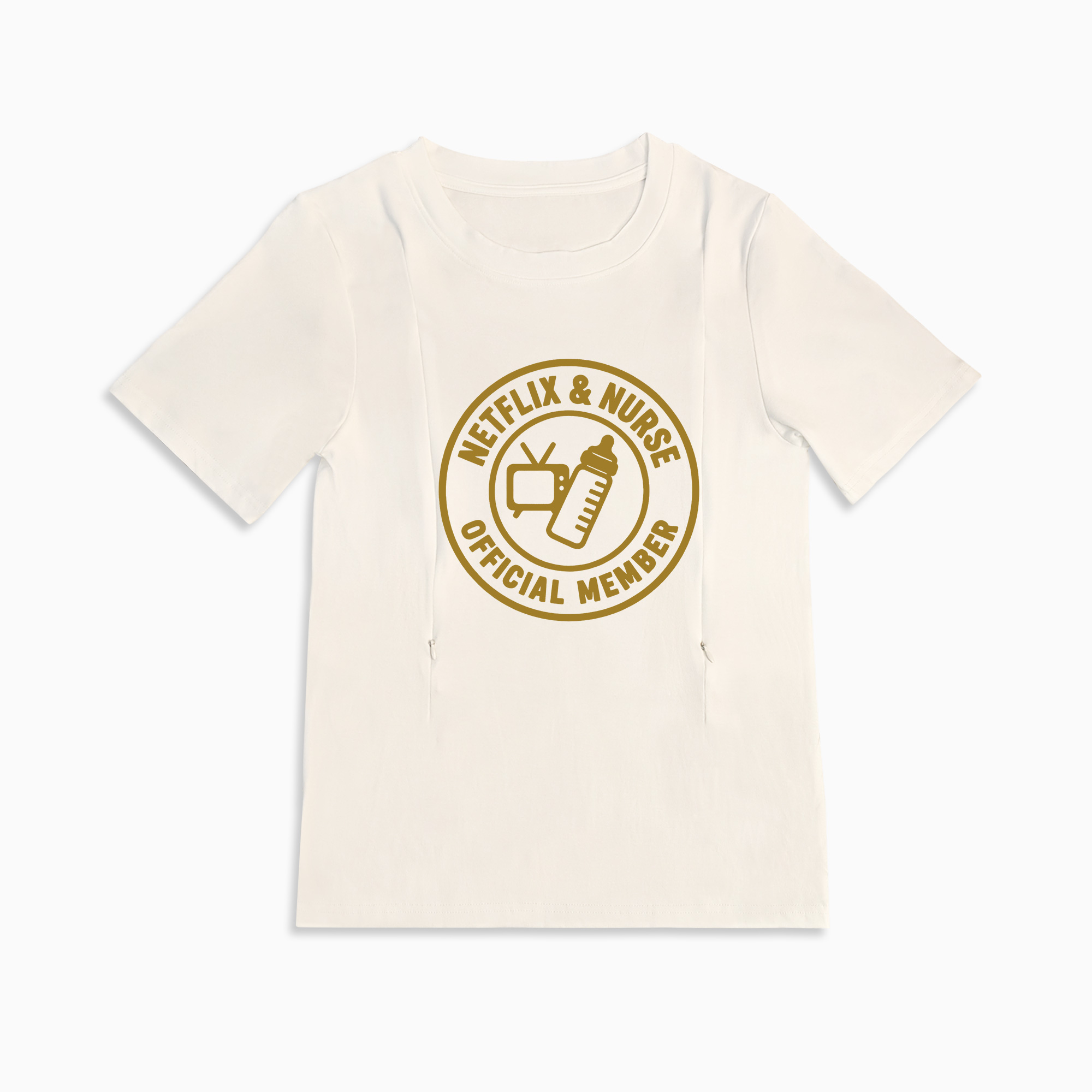 Breastfeeding Made Easy | Netflix and Nurse Zipper Access T-Shirt