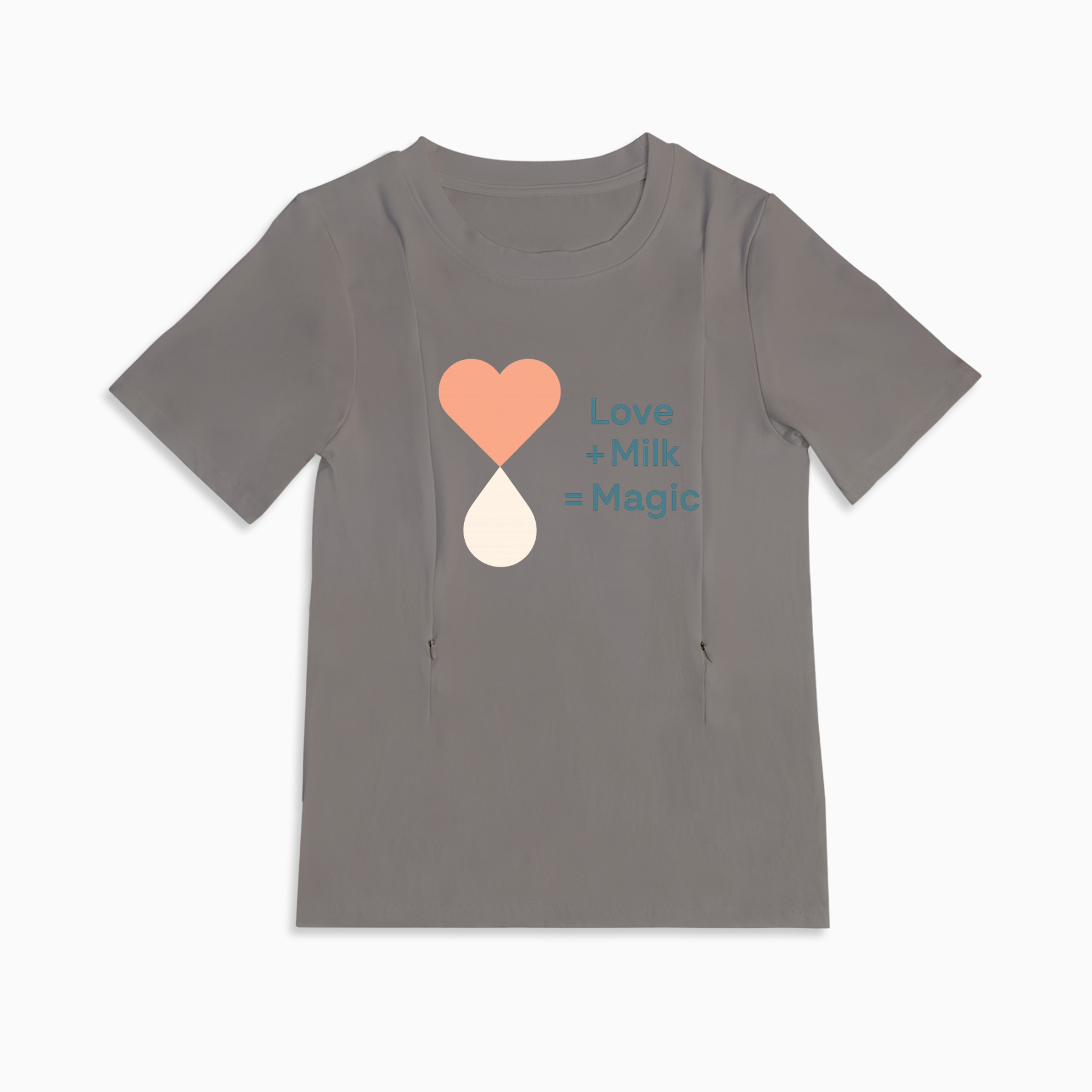 Breastfeeding Top with Hidden Zippers | Love & Milk | totkeeps