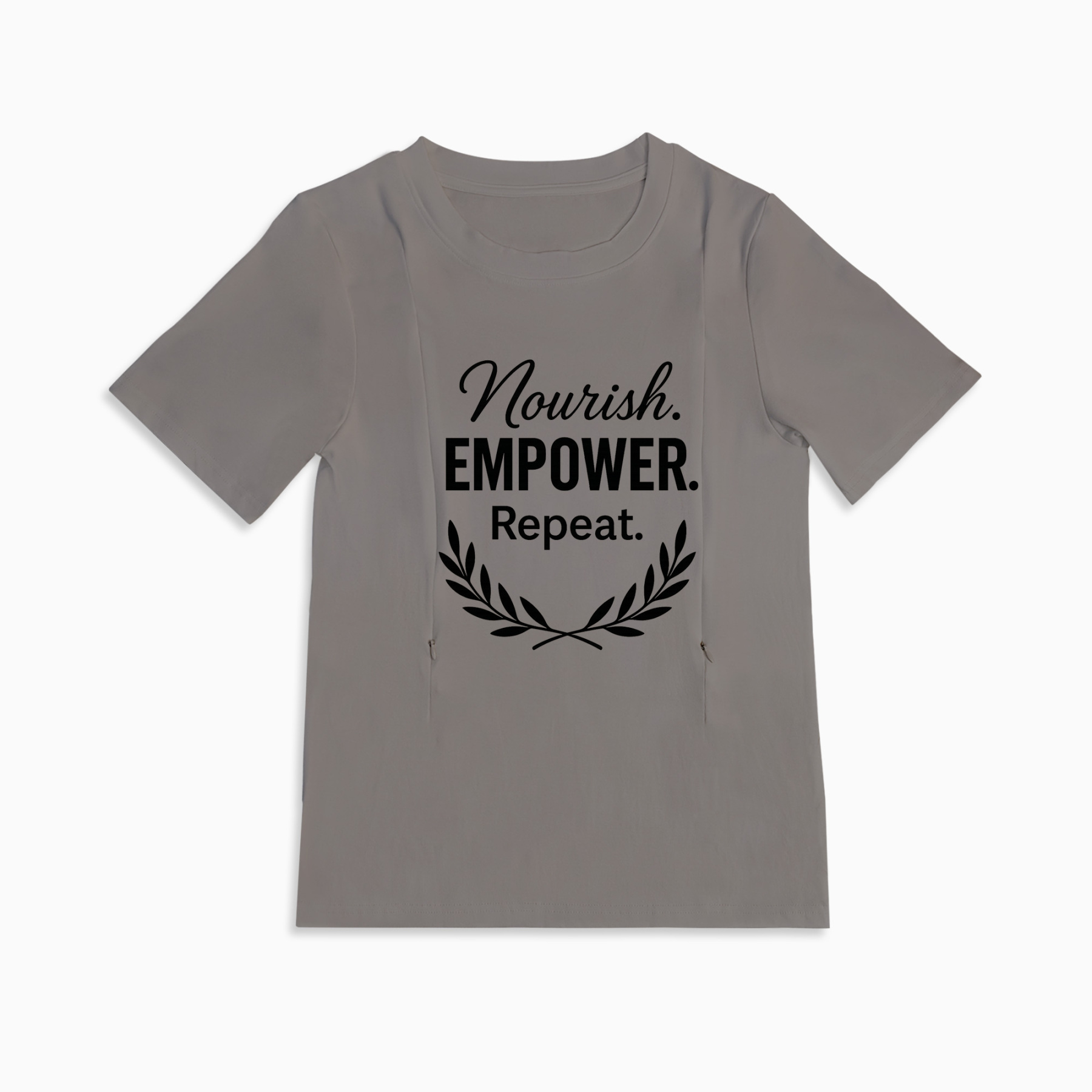 Soft Cotton Nursing Tee | Nourish Design | totkeeps Mama Wear