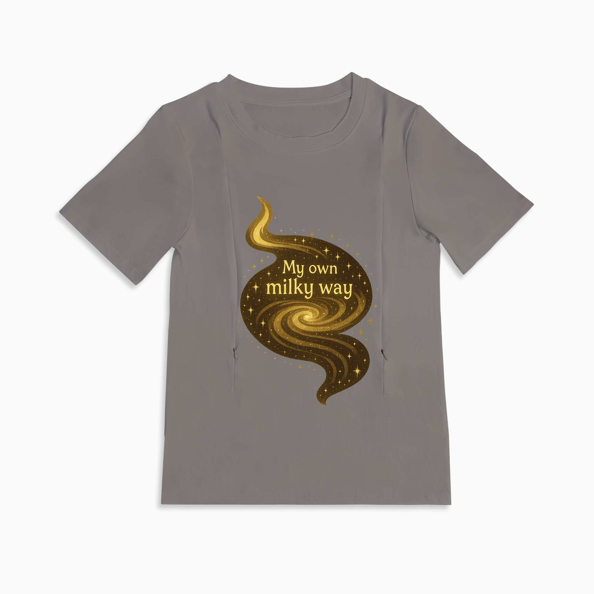 totkeeps Liquid Gold Cotton T-Shirt | Designed with Love for Nursing Moms