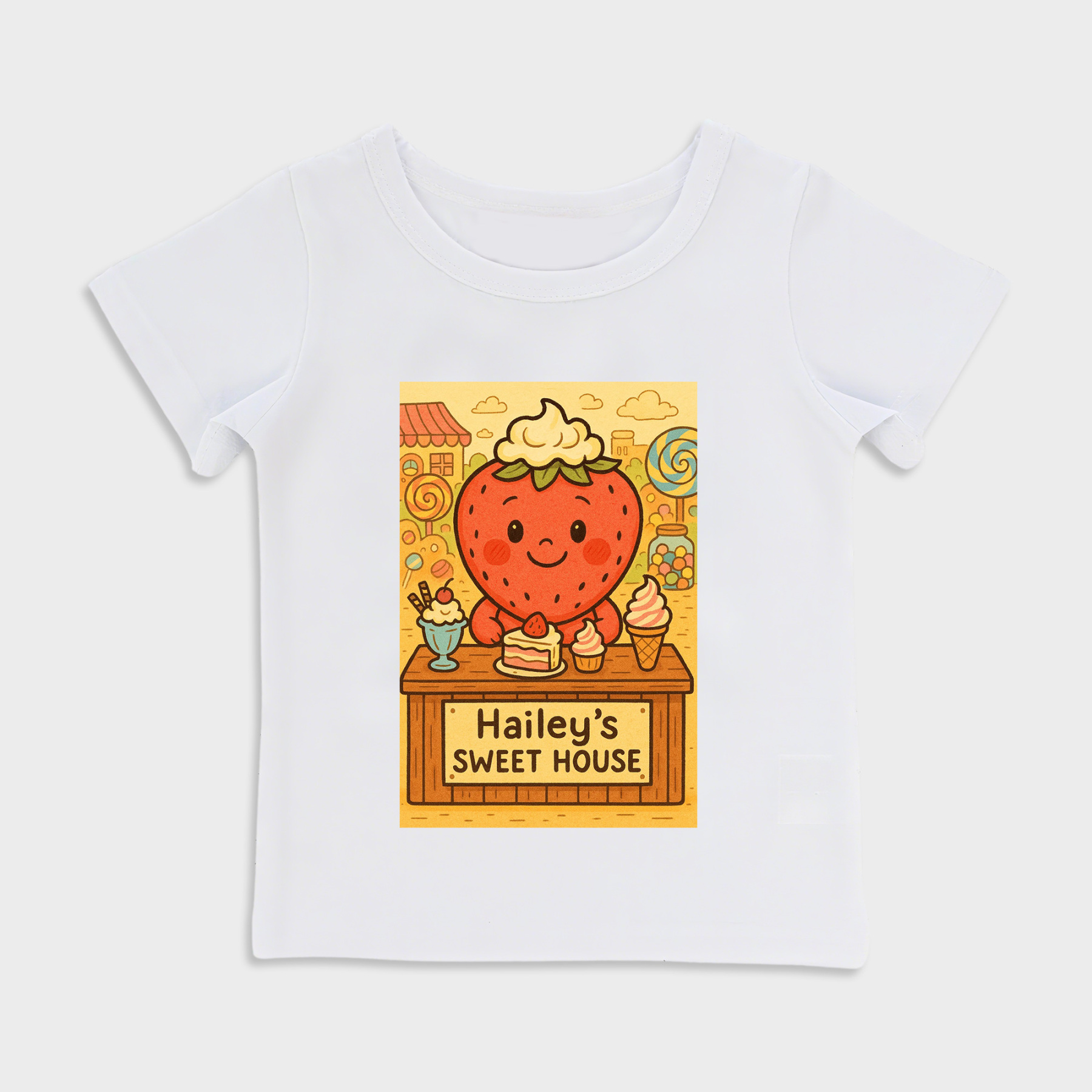 Personalized Sweet Baby Market Tees