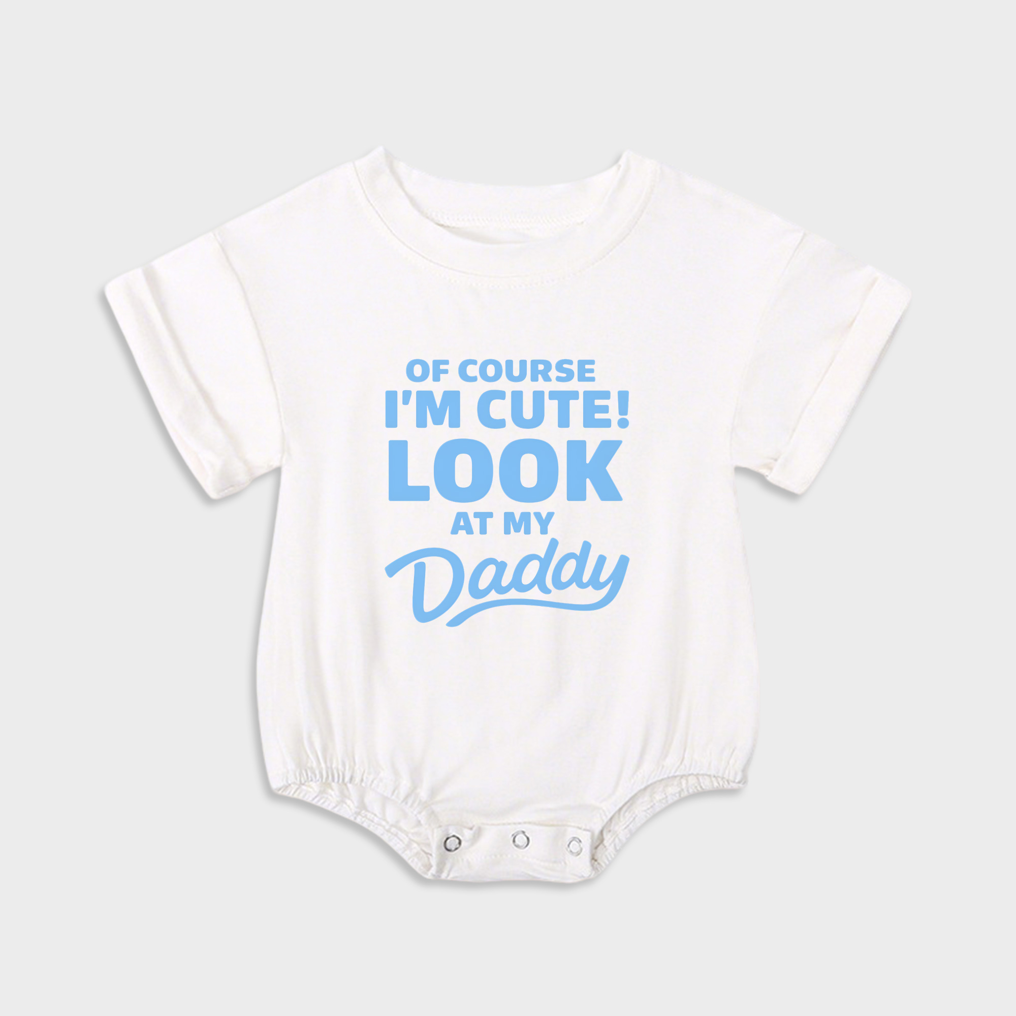 Of Course Im Cute Baby Onesie