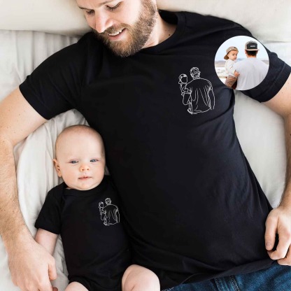 Father'S Day Family Matching T Shirt Dad And Baby fathers day gift