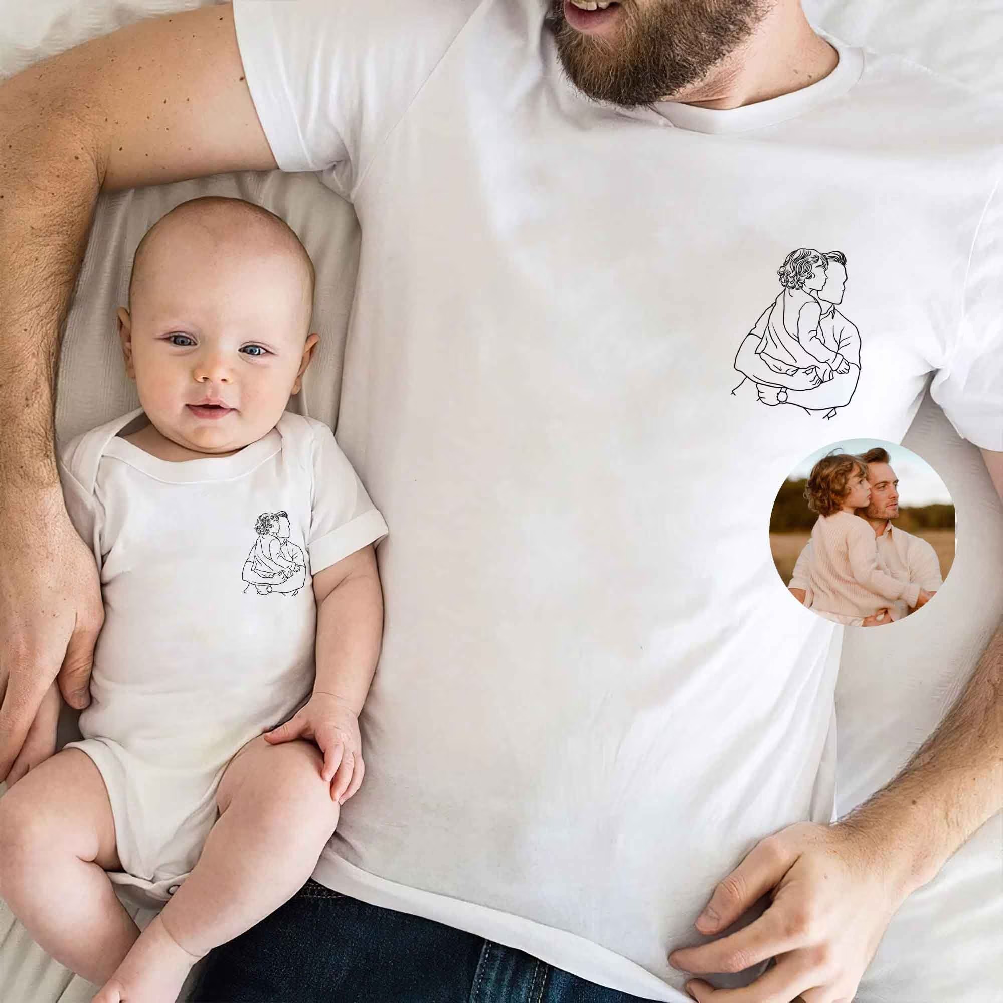 Father'S Day Family Matching T Shirt Dad And Baby fathers day gift