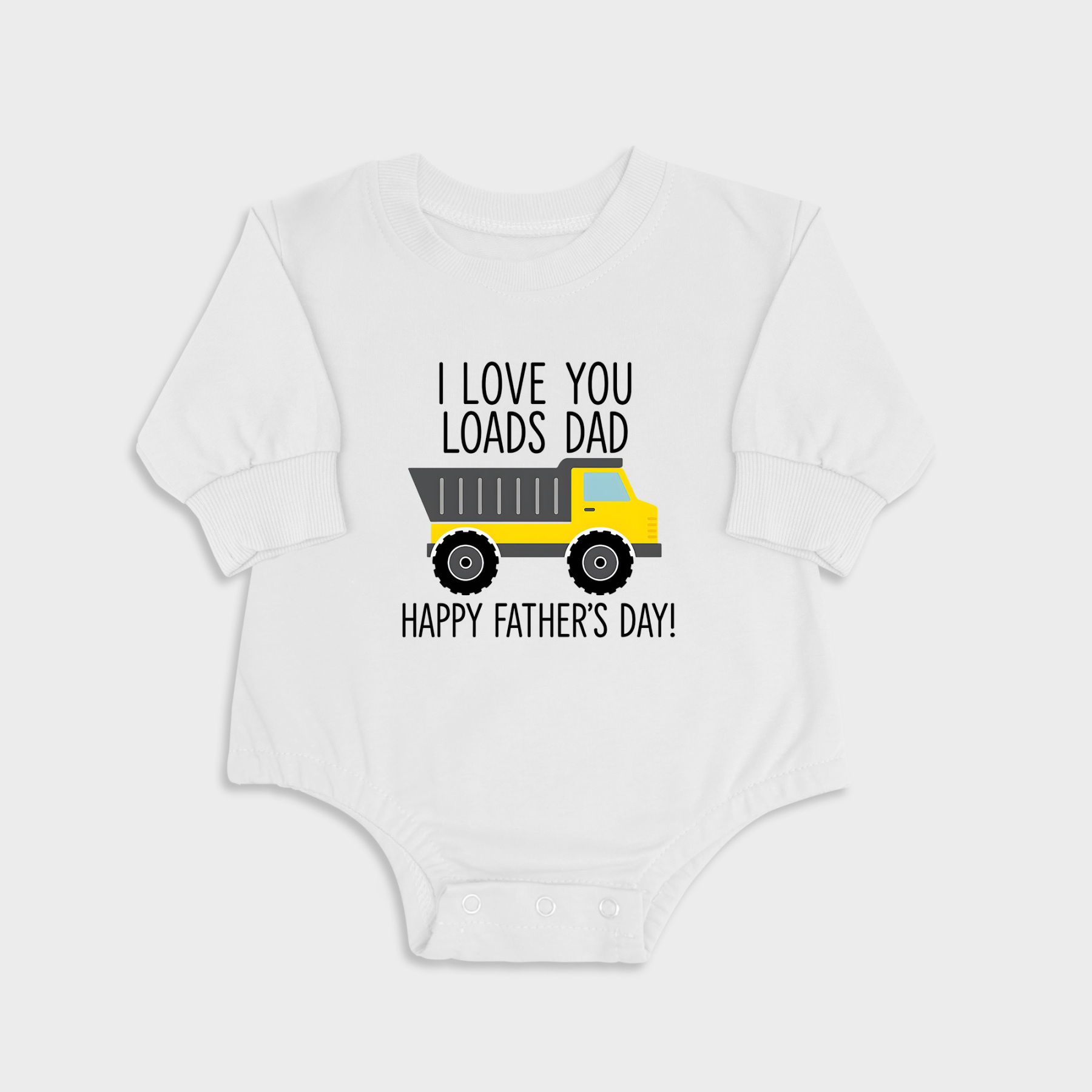 I Love You Loads Dad - Long Sleeve Newborn & Baby bodysuits