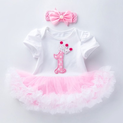 3pcs Baby Girl Tutu Dresses Set