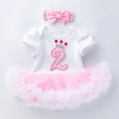 3pcs Baby Girl Tutu Dresses Set