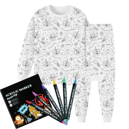 Two-Piece Toddler Pajamas - Ice Cream