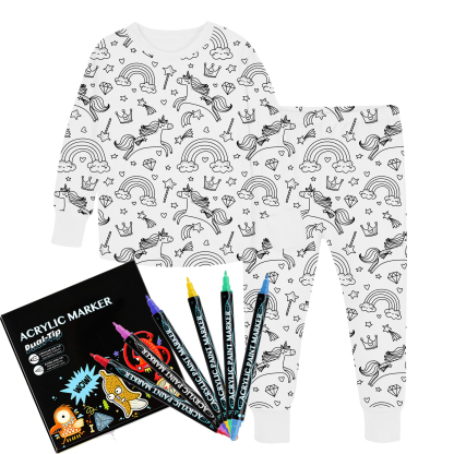 Two-Piece Toddler Pajamas - Unicorn