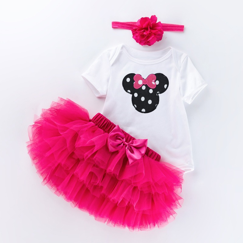 3pcs Baby Girl Tutu Dresses Set