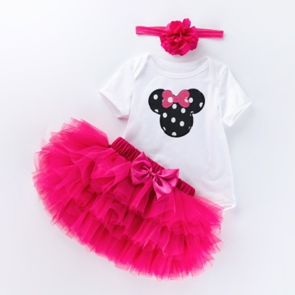 3pcs Baby Girl Tutu Dresses Set