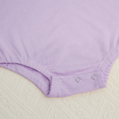 Personalized Pink My Name Graphic Sweatshirt Bubble Romper