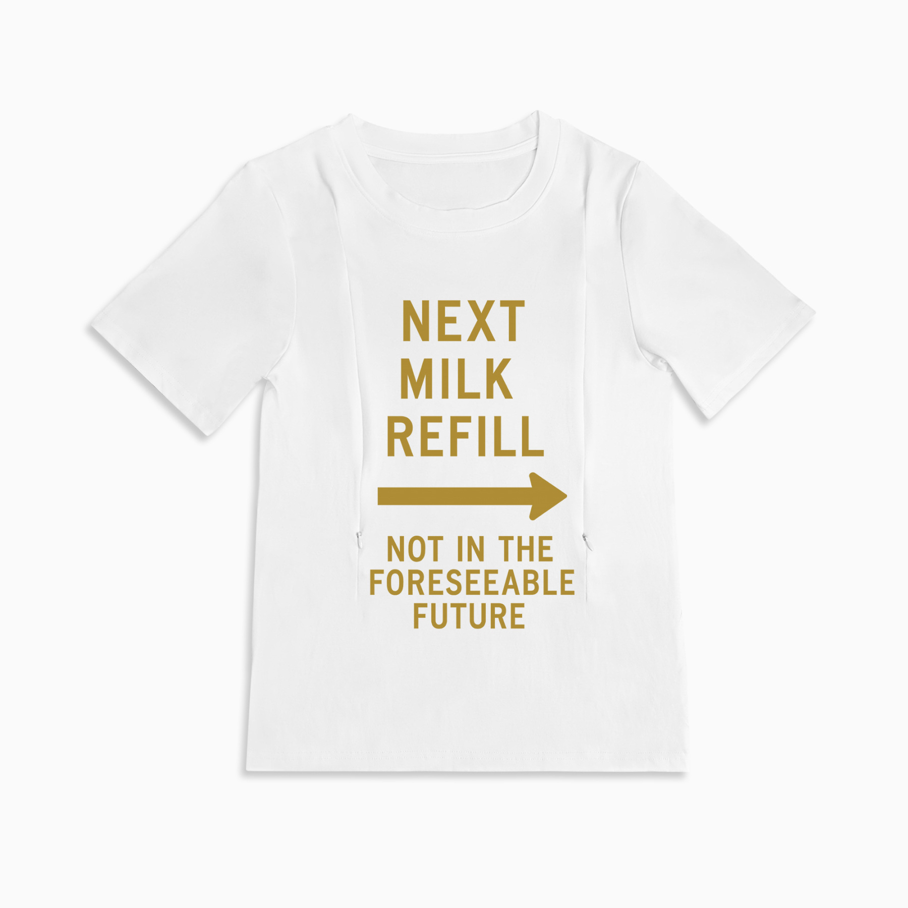 Zipper Nursing Top for Breastfeeding | "Straight Outta Milk Supply" | Totkeeps