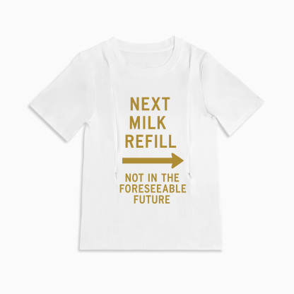 Zipper Nursing Top for Breastfeeding | "Straight Outta Milk Supply" | Totkeeps