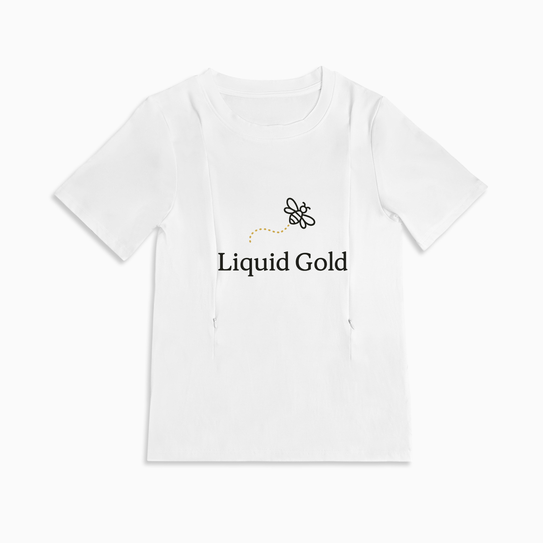 New Mom Gift: Liquid Gold Nursing Tee | Soft Cotton | Totkeeps