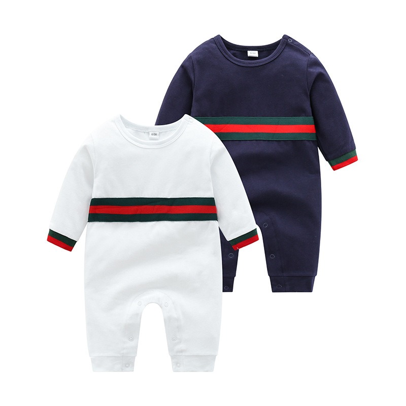 Baby Boy Cotton Long-Sleeve Babysuits & Rompers