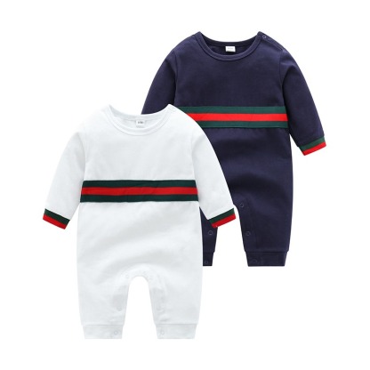 Baby Boy Cotton Long-Sleeve Babysuits & Rompers