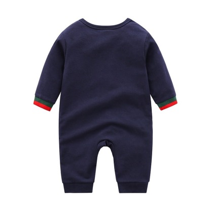 Baby Boy Cotton Long-Sleeve Babysuits & Rompers