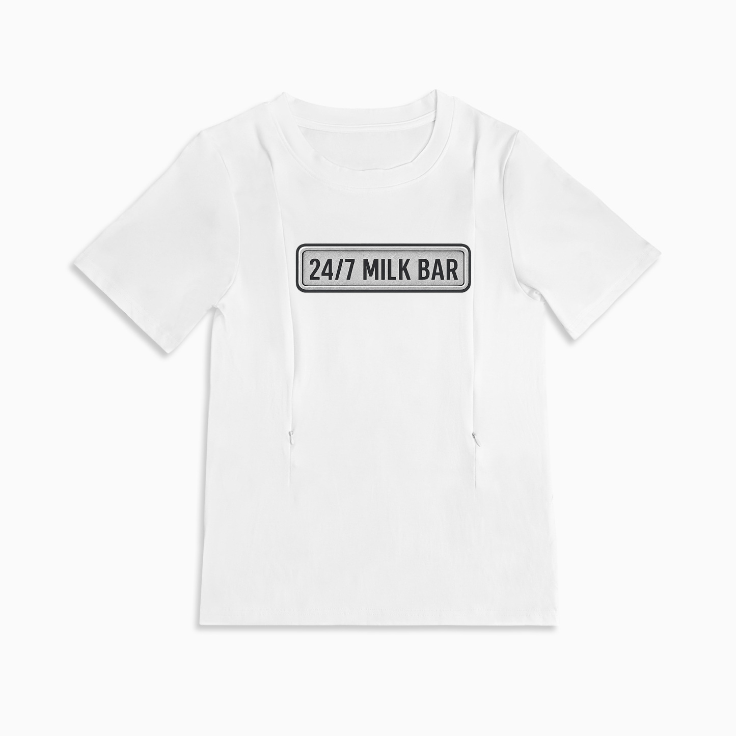 totkeeps Zipper Nursing Top | 24/7 Milk Bar | Comfy Breastfeeding