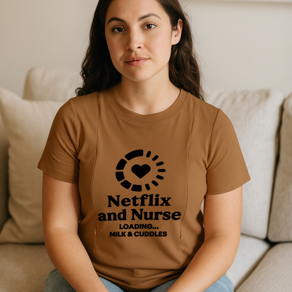 Funny Nursing Shirt | Netflix & Nurse Slogan Tee with S | brand