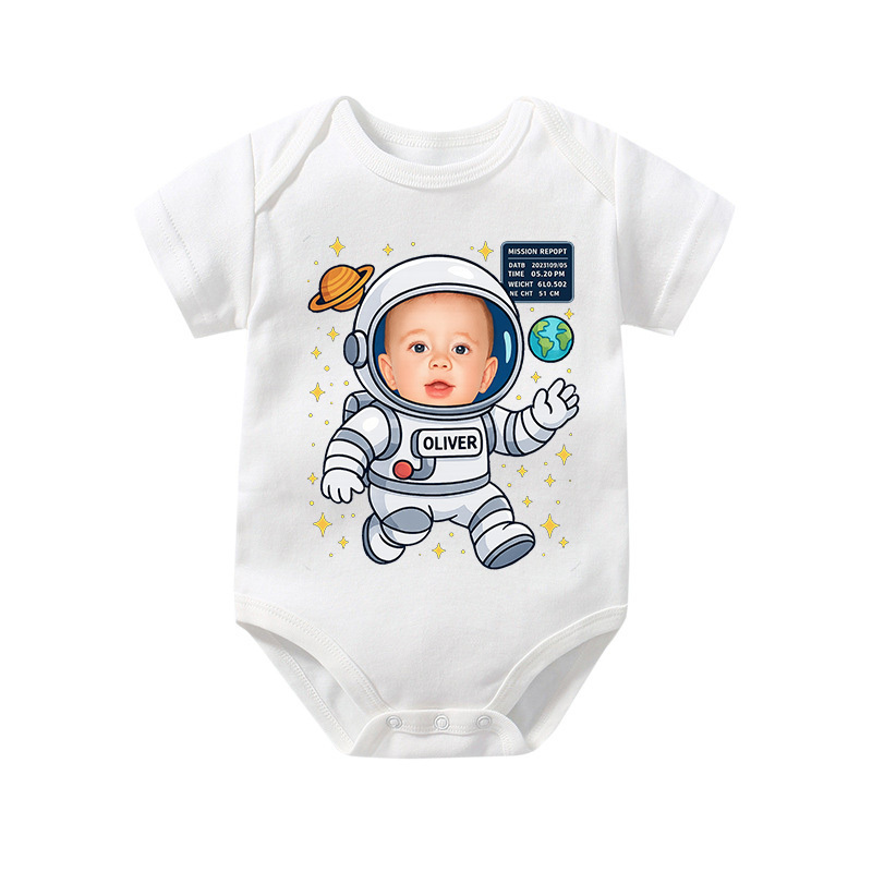 Little Astronaut, Custom Baby Rompers