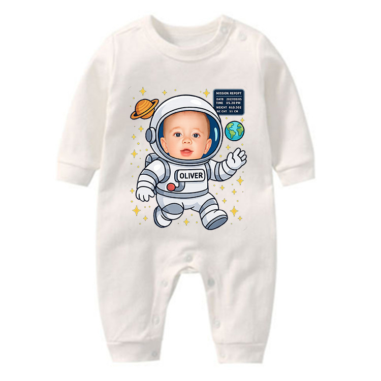 Little Astronaut, Custom Baby Rompers