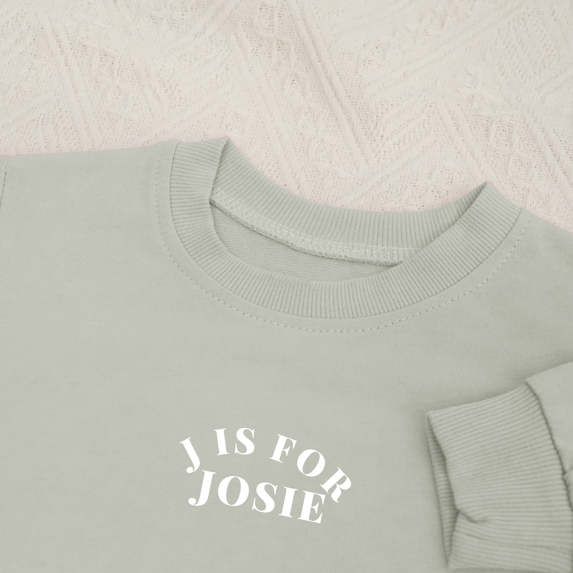 Personalized Pink My Name Graphic Sweatshirt Bubble Romper