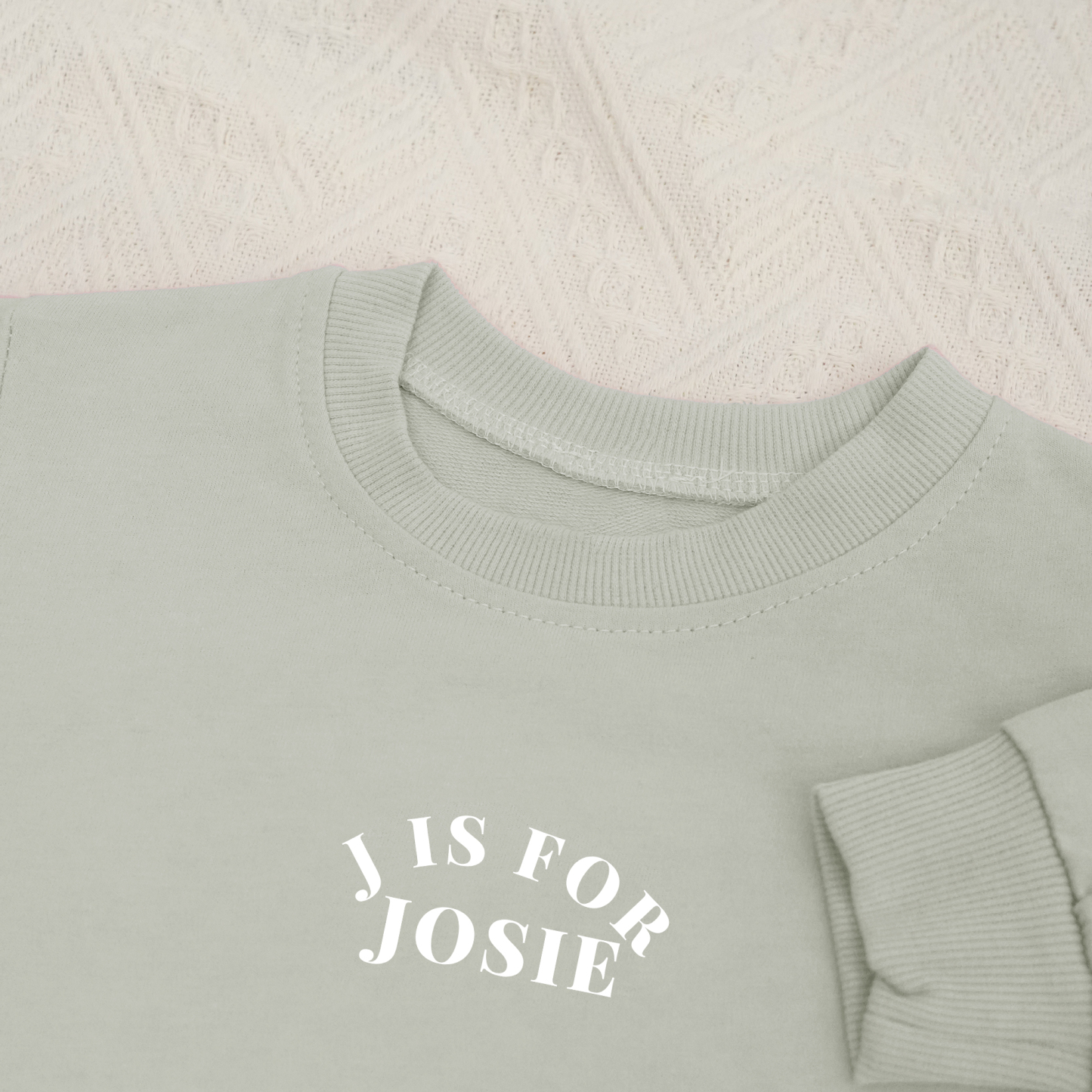 Personalized Pink My Name Graphic Sweatshirt Bubble Romper