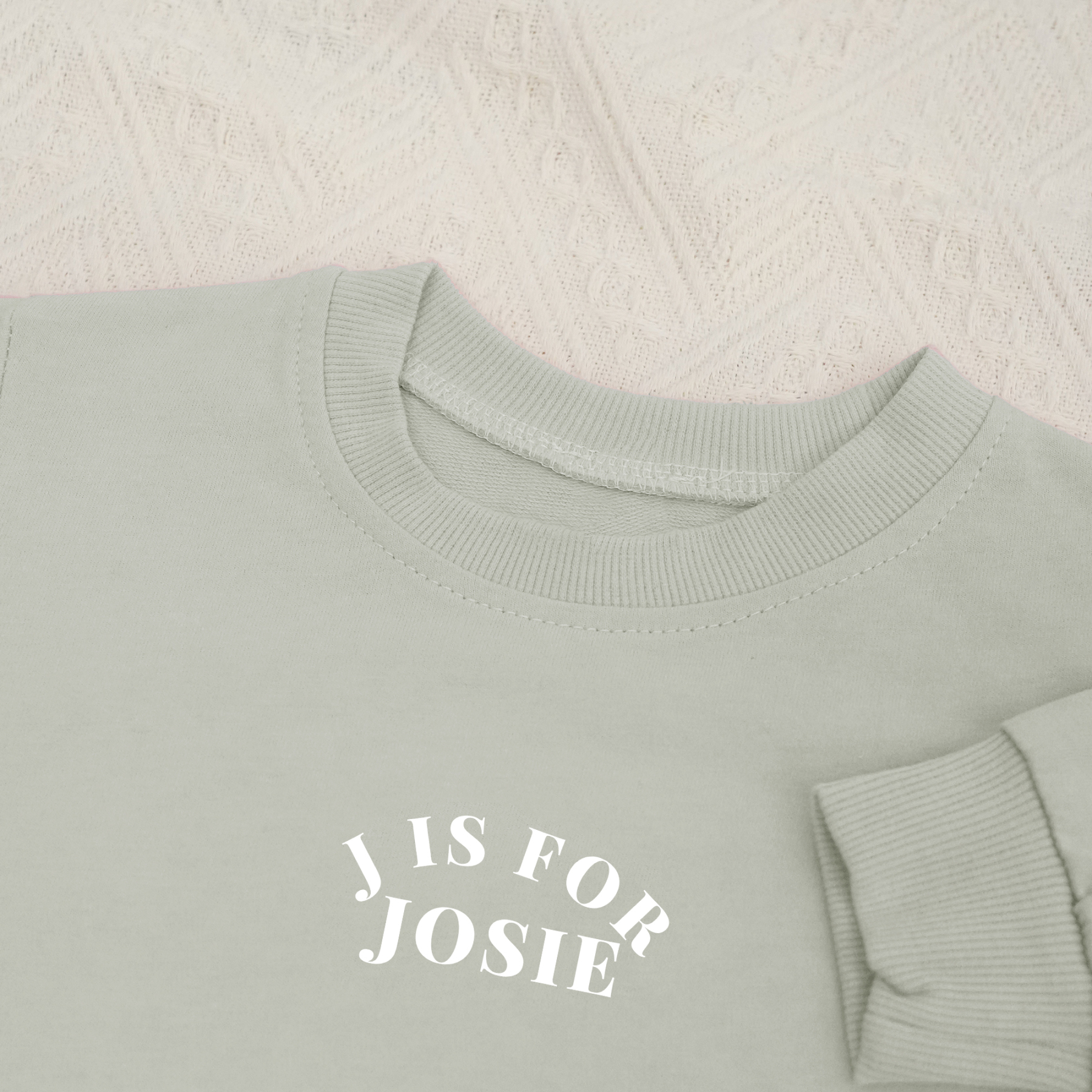 Personalized Pink My Name Graphic Sweatshirt Bubble Romper