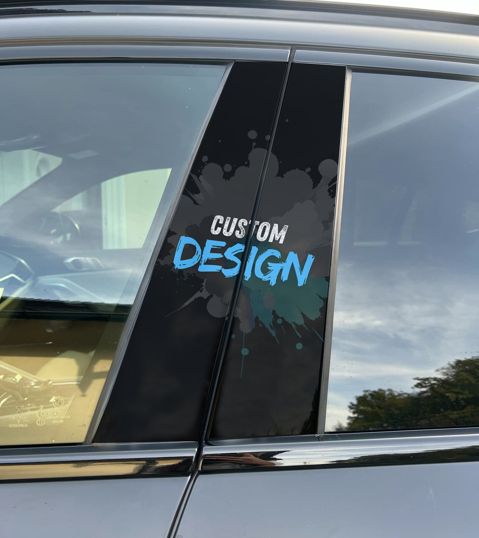 Custom Design Car Pillar Wrap