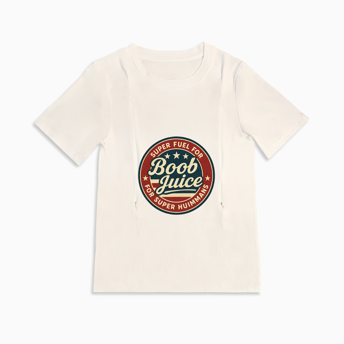 Funny Nursing Tee "Boob Juice" | Soft Cotton Shirt with | brand