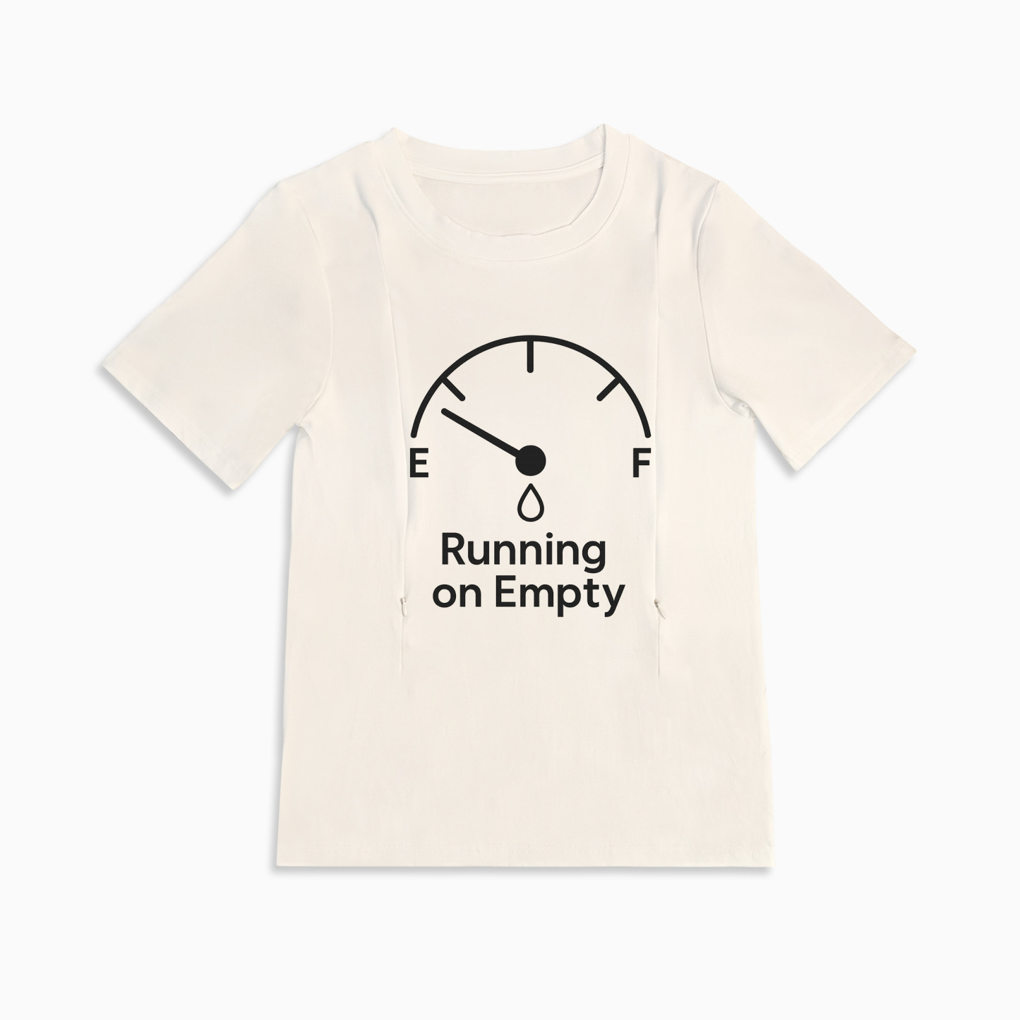 Funny Nursing T-Shirt with Zippers | "Straight Outta Mi | brand