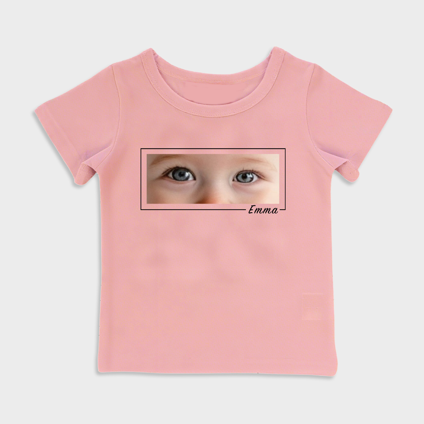 Personalized baby eye print T-shirt