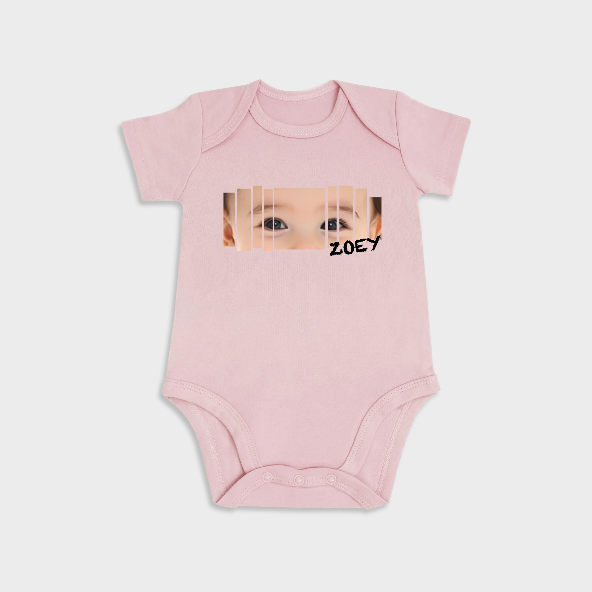 Custom Baby Eyes Short-Sleeve Onesies