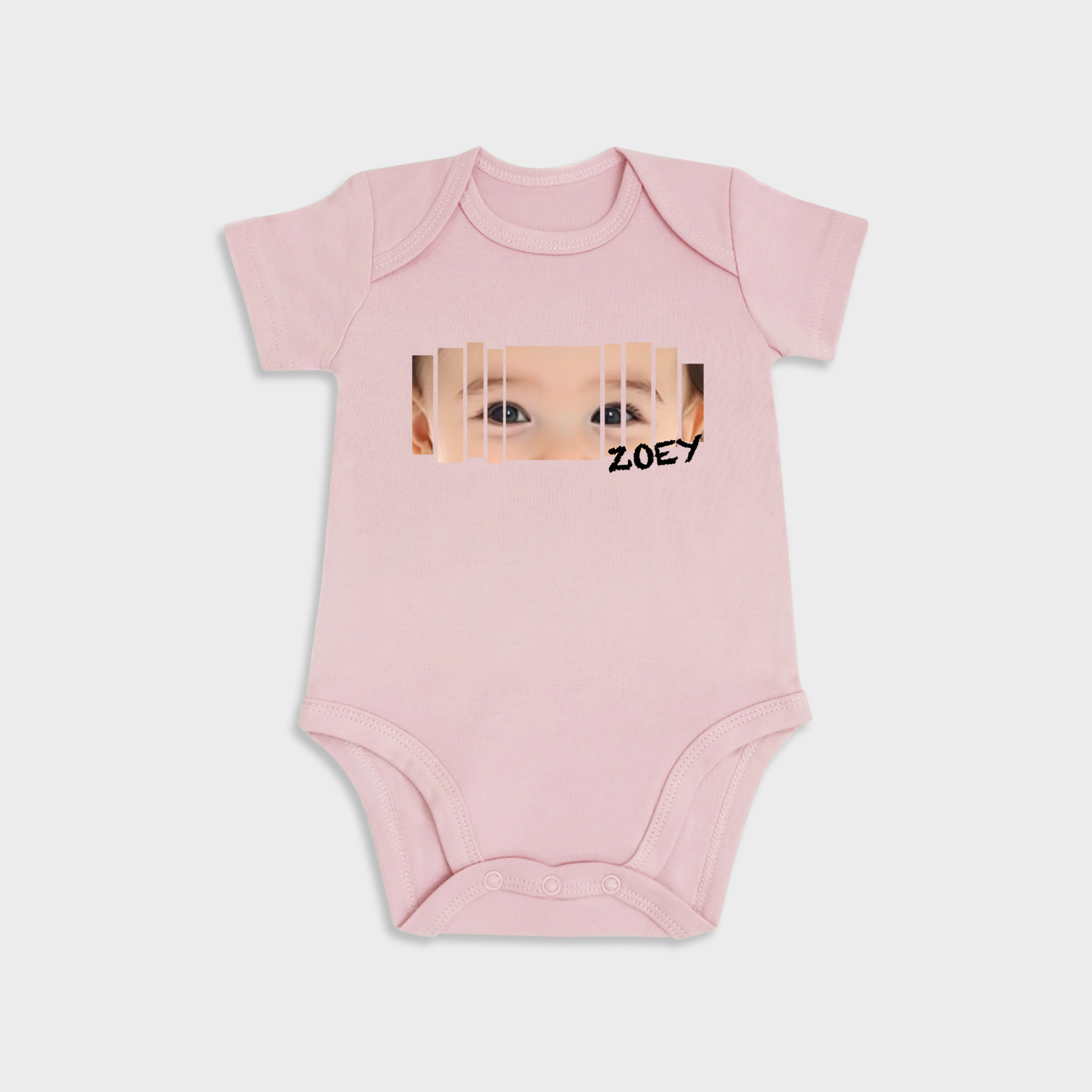 Custom Baby Eyes Short-Sleeve Onesies
