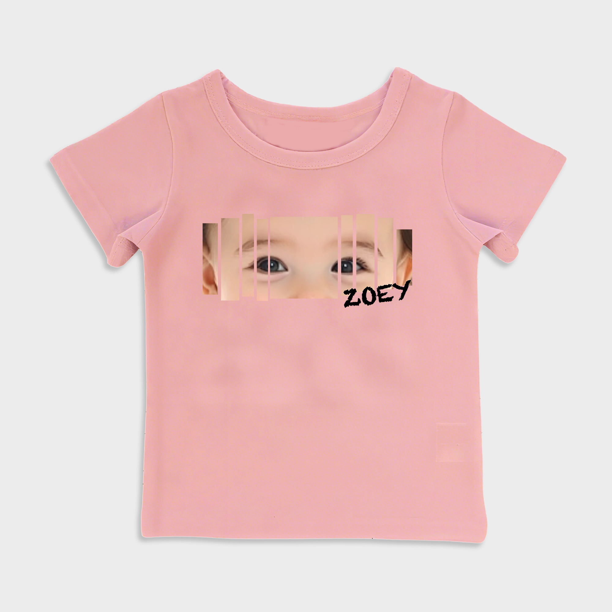 Personalized baby eye print T-shirt