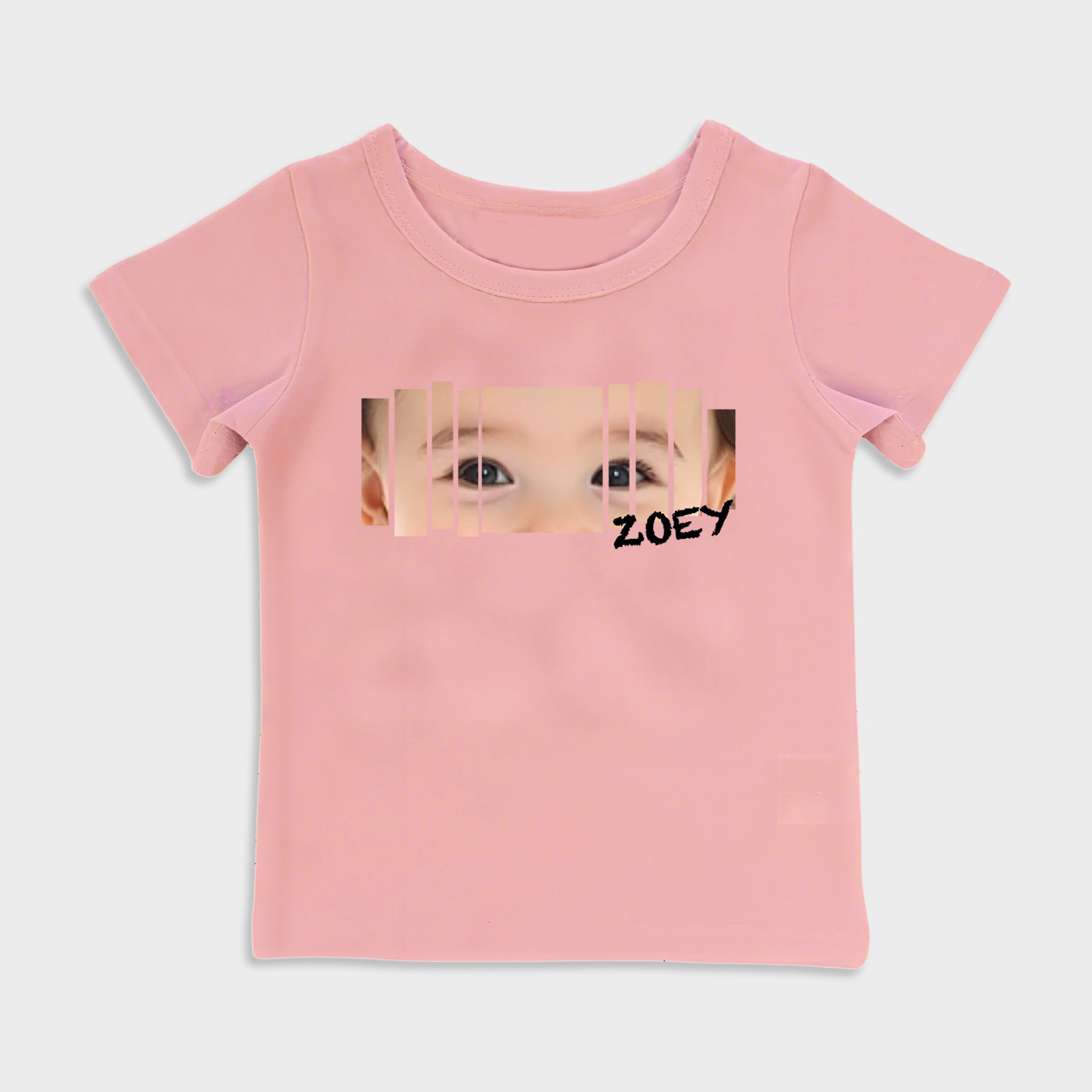 Personalized baby eye print T-shirt