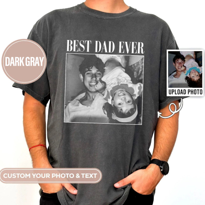 Custom NO.1 DAD Photo T-Shirt
