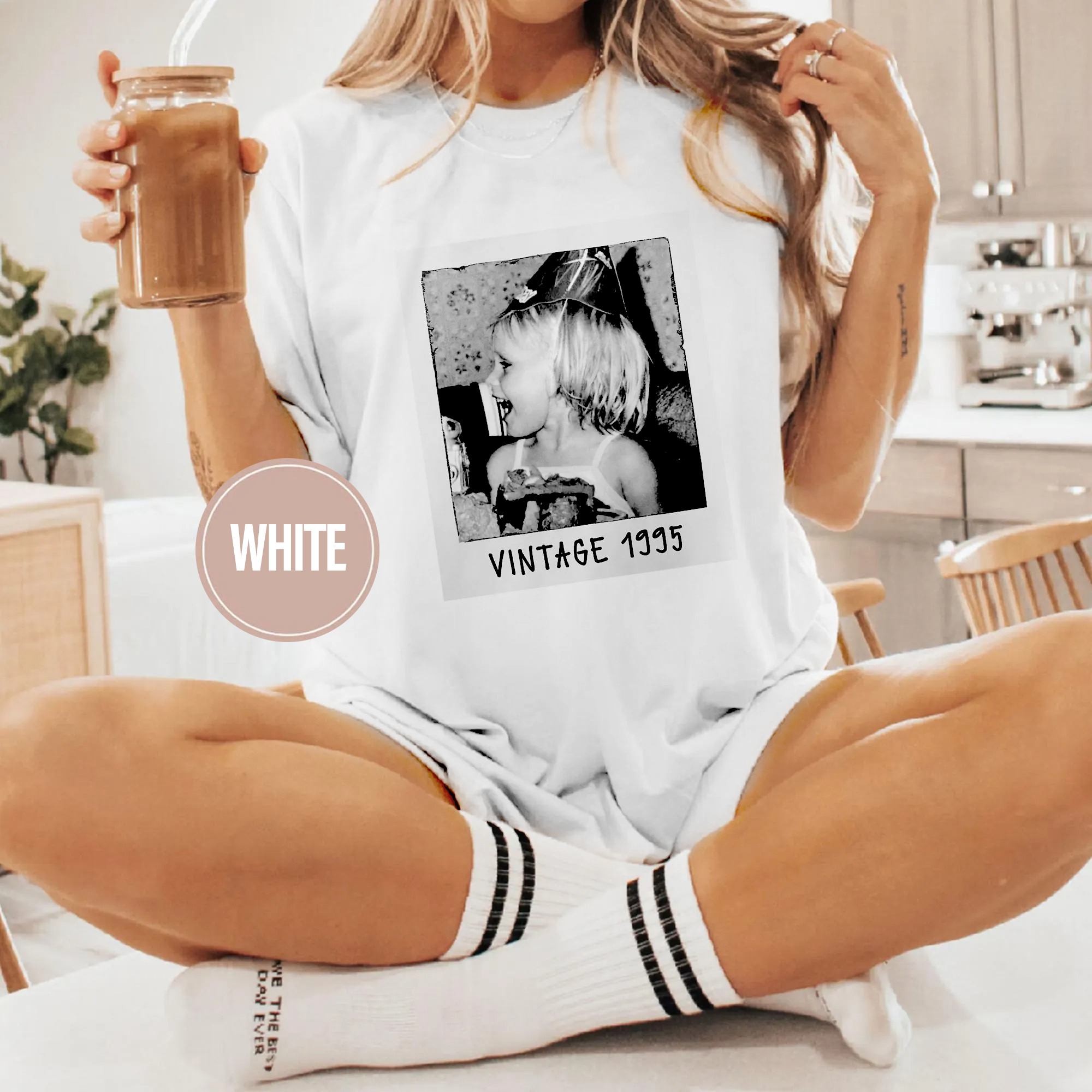 Custom Polaroid Retro Photo T-Shirt