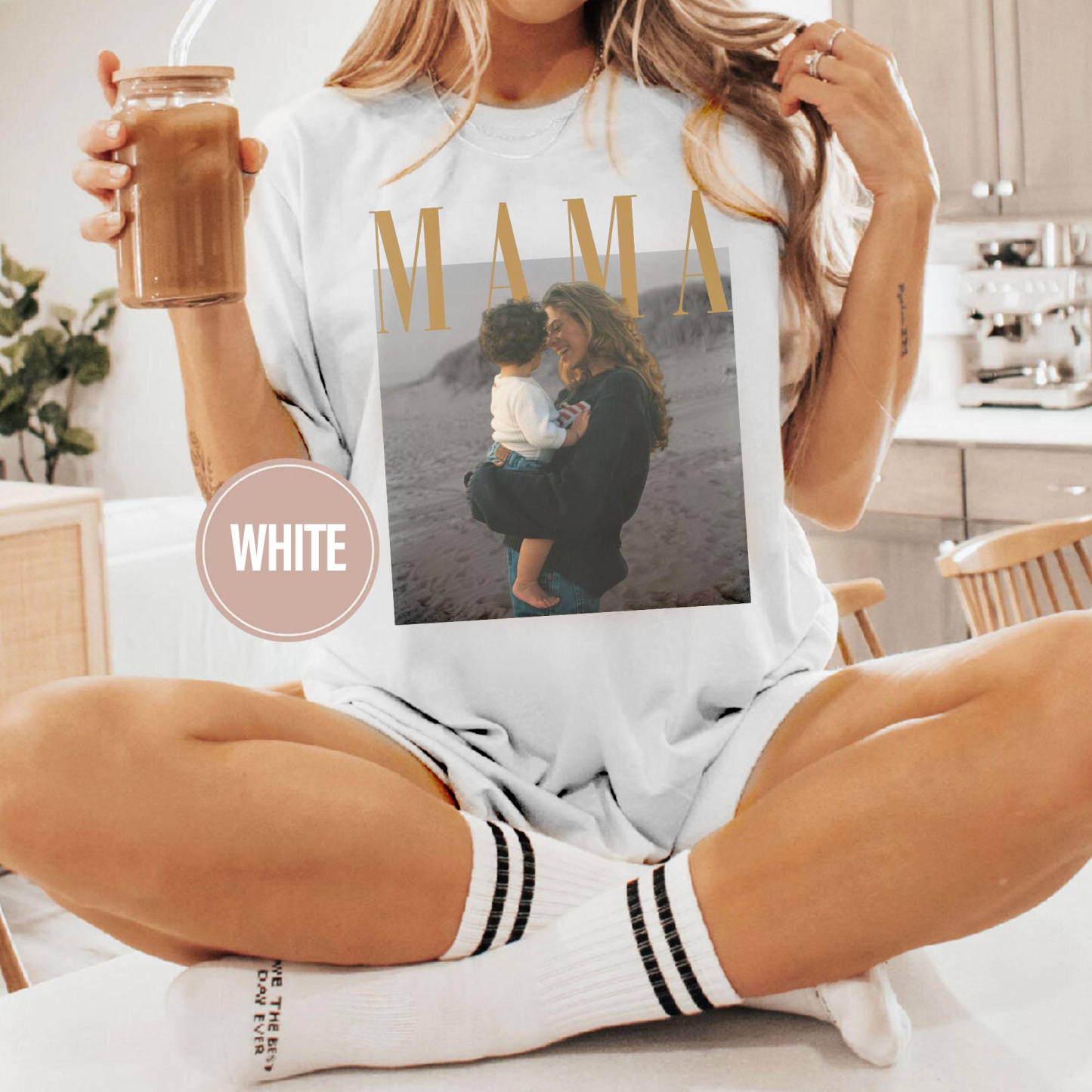 Custom Mom And Me Photo T-Shirt