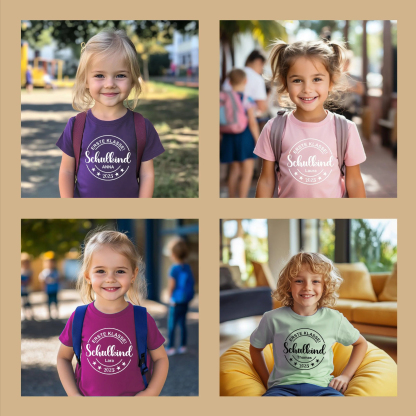 Custom Back to School T-Shirt - Schoolchild 2025