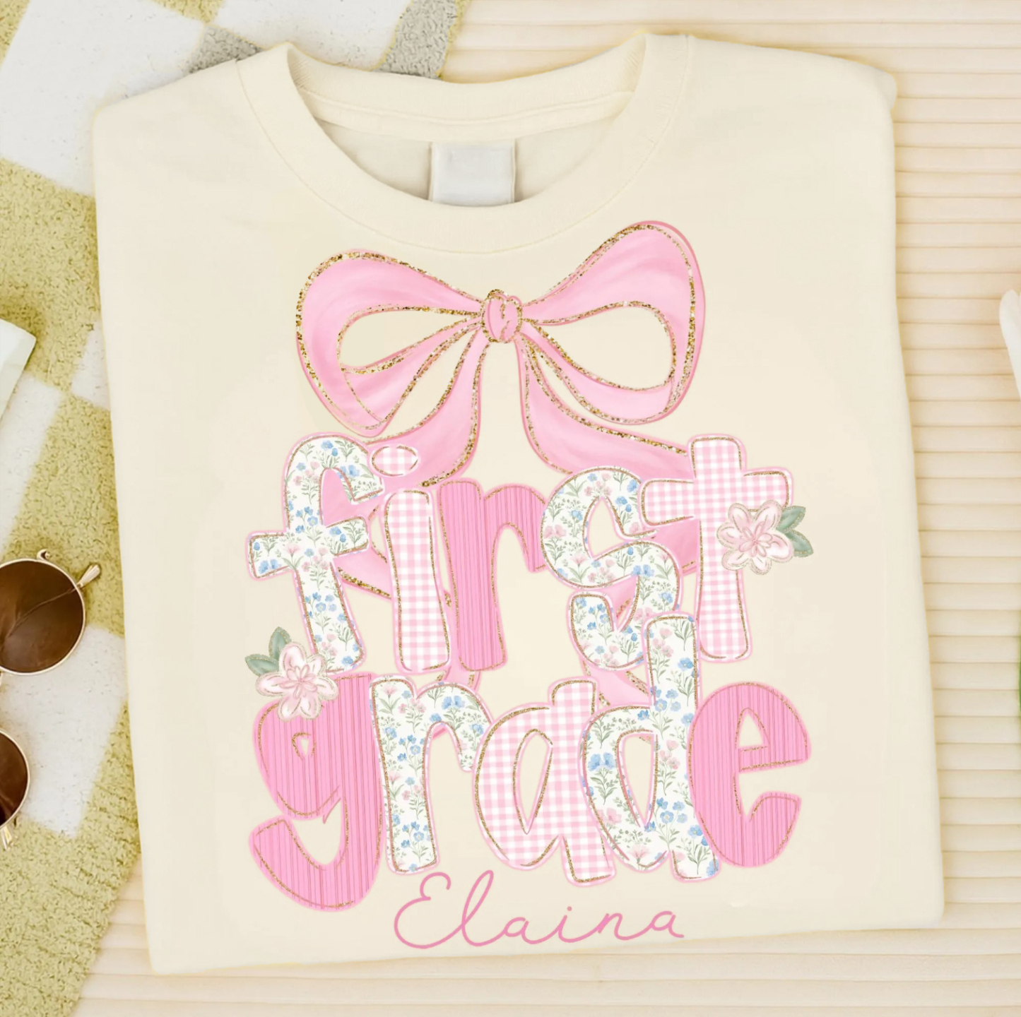 Custom Back to School T-Shirt - First Grade