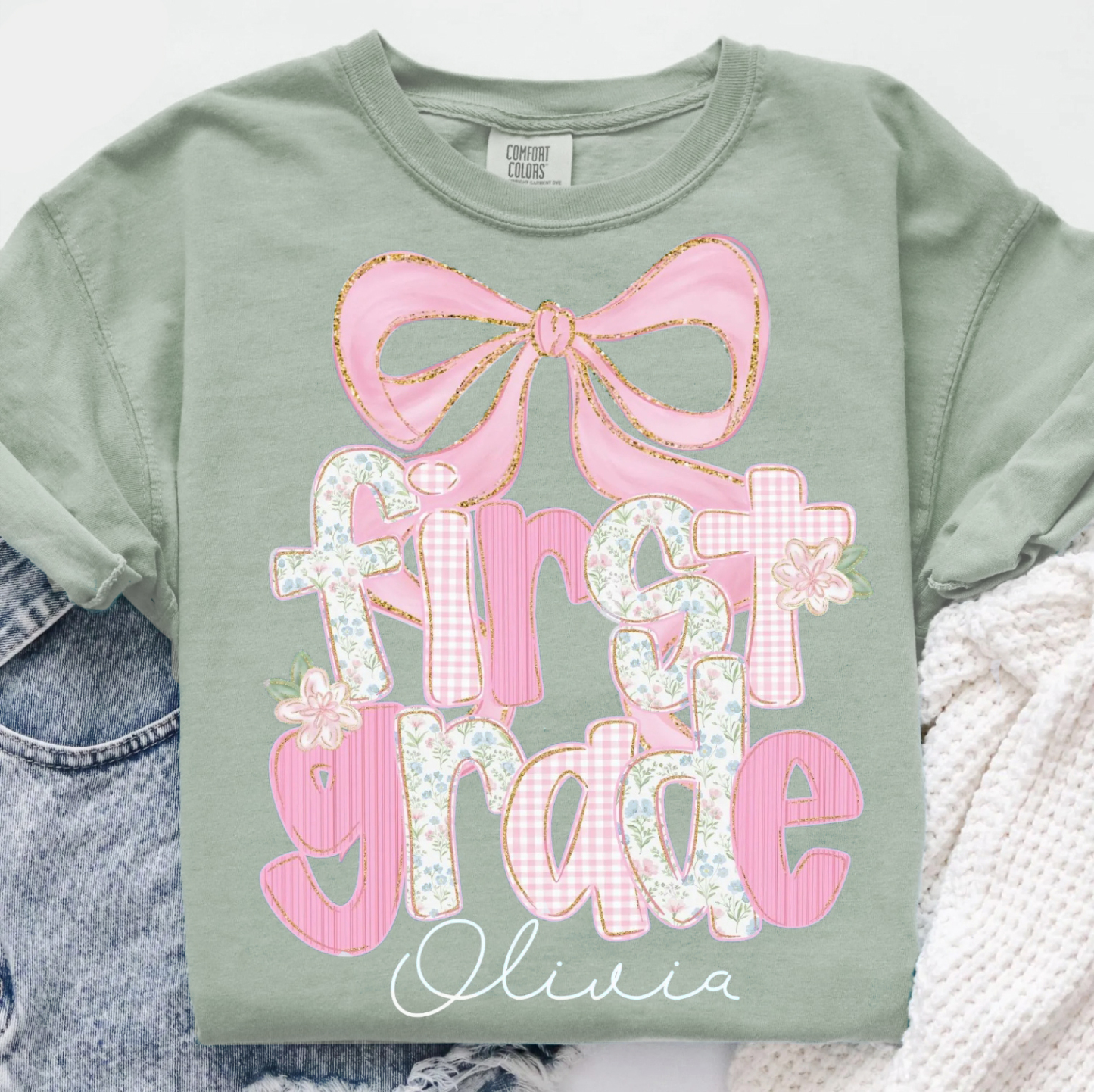 Custom Back to School T-Shirt - First Grade